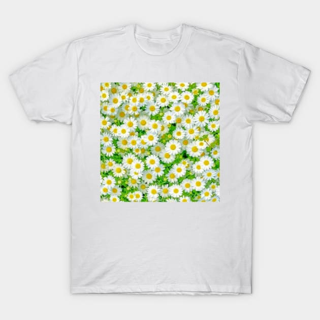 White flower bed T-Shirt by Itsyamini